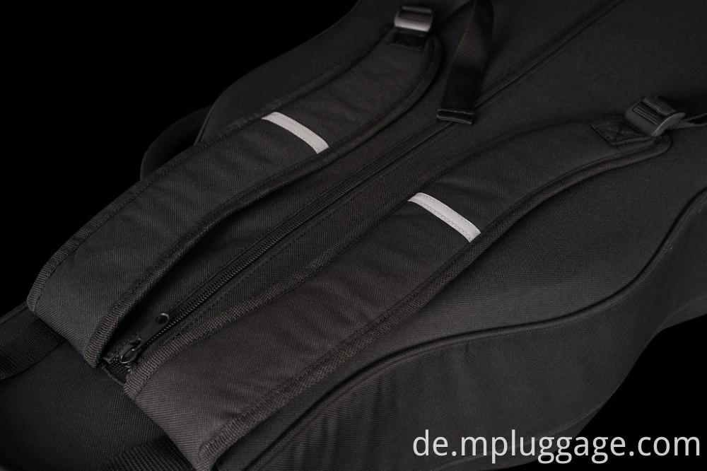 Einfache schwarze Gitarrenmusiktasche Simple Black Guitar Music Bag